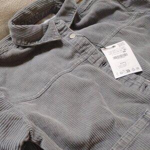 Grey Zara Corduroy Children's Shacket